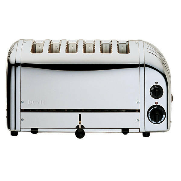 Dualit DB6SP Toaster 6 Slot Bun Toaster Stainless Steel