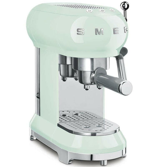 Smeg ECF01PGUK Espresso Machine Pastel Green