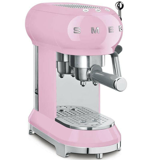 Smeg ECF01PKUK Espresso Machine Pink