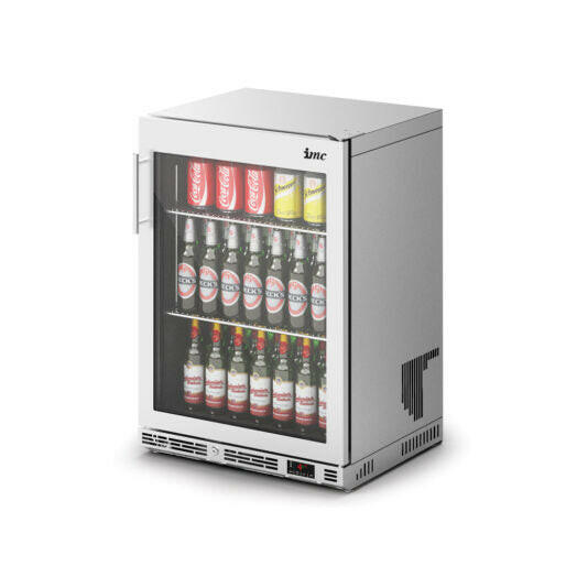 IMC F76/171 Ventus V60 Silver Undercounter Bottle Cooler 78 Bottles - Cater-Connect Ltd