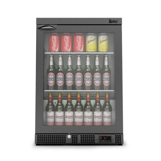 IMC F77/151/B Mistral M60 Black Undercounter Bottle Cooler 78 Bottles