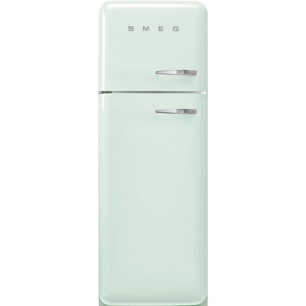 Smeg 50s Retro FAB30LPG5UK Left Hinge Fridge Freezer Pastel Green 294 Litres