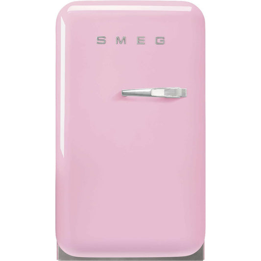 Smeg 50s Retro FAB5RPK5 Mini Bar Right Hinge Fridge Pink 34 Litres