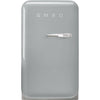 Smeg 50s Retro FAB5LSV5 Mini Bar Fridge Silver 34 Litres