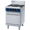 Blue Seal Evolution Series G504D Four Burner Static Oven Range 28KW