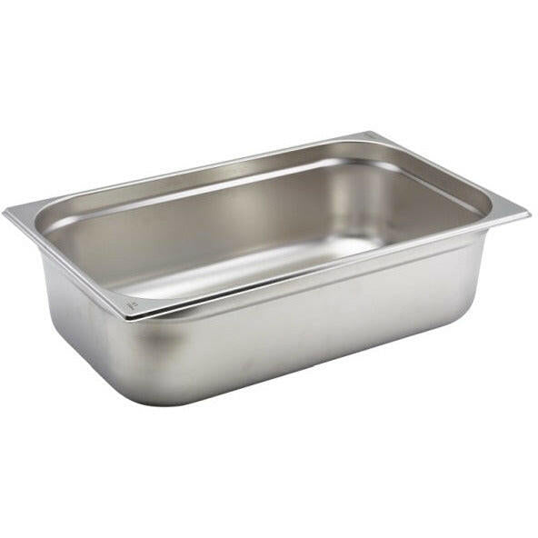 Genware Stainless Steel 1/1 Gastronorm Pan 150mm - Cater-Connect Ltd