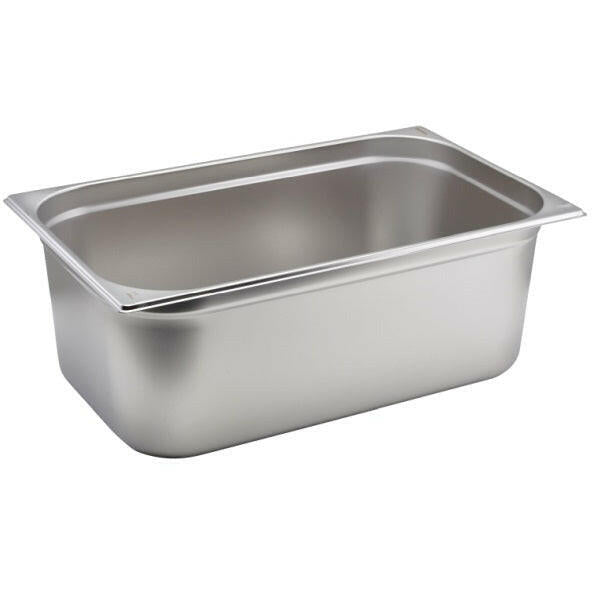 Genware Stainless Steel 1/1 Gastronorm Pan 200mm - Cater-Connect Ltd
