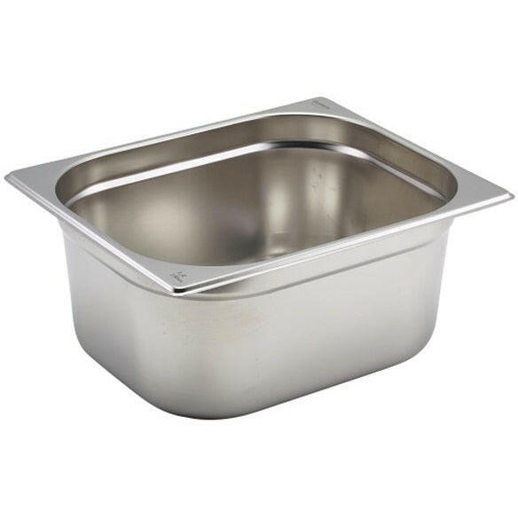 Genware Stainless Steel 1/2 Gastronorm Pan 150mm - Cater-Connect Ltd
