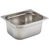 Genware Stainless Steel 1/2 Gastronorm Pan 150mm - Cater-Connect Ltd