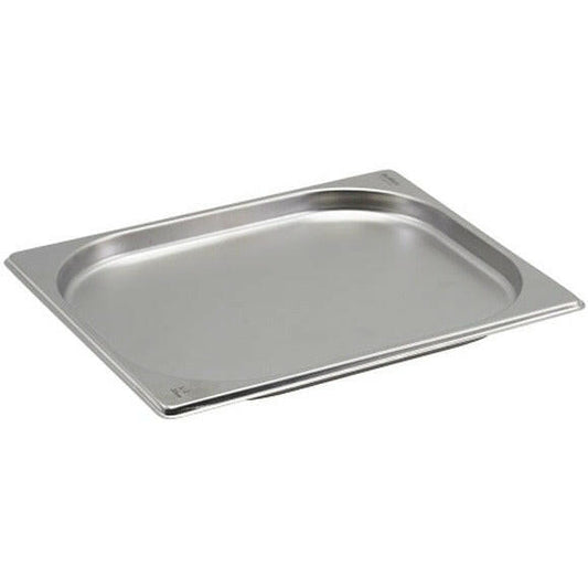 Genware Stainless Steel 1/2 Gastronorm Pan 20mm