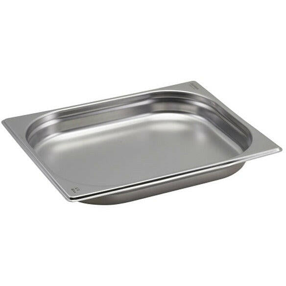 Genware Stainless Steel 1/2 Gastronorm Pan 40mm