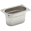 Genware Stainless Steel 1/9 Gastronorm Pan 100mm