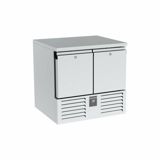Precision HSS 300 Stainless Steel Compact Undercounter Fridge 96 Litres