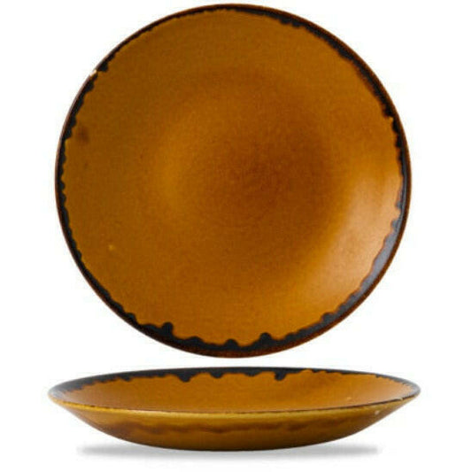 Dudson Harvest Brown Deep Coupe Plate 28.1cm Case Size 12 - Cater-Connect Ltd