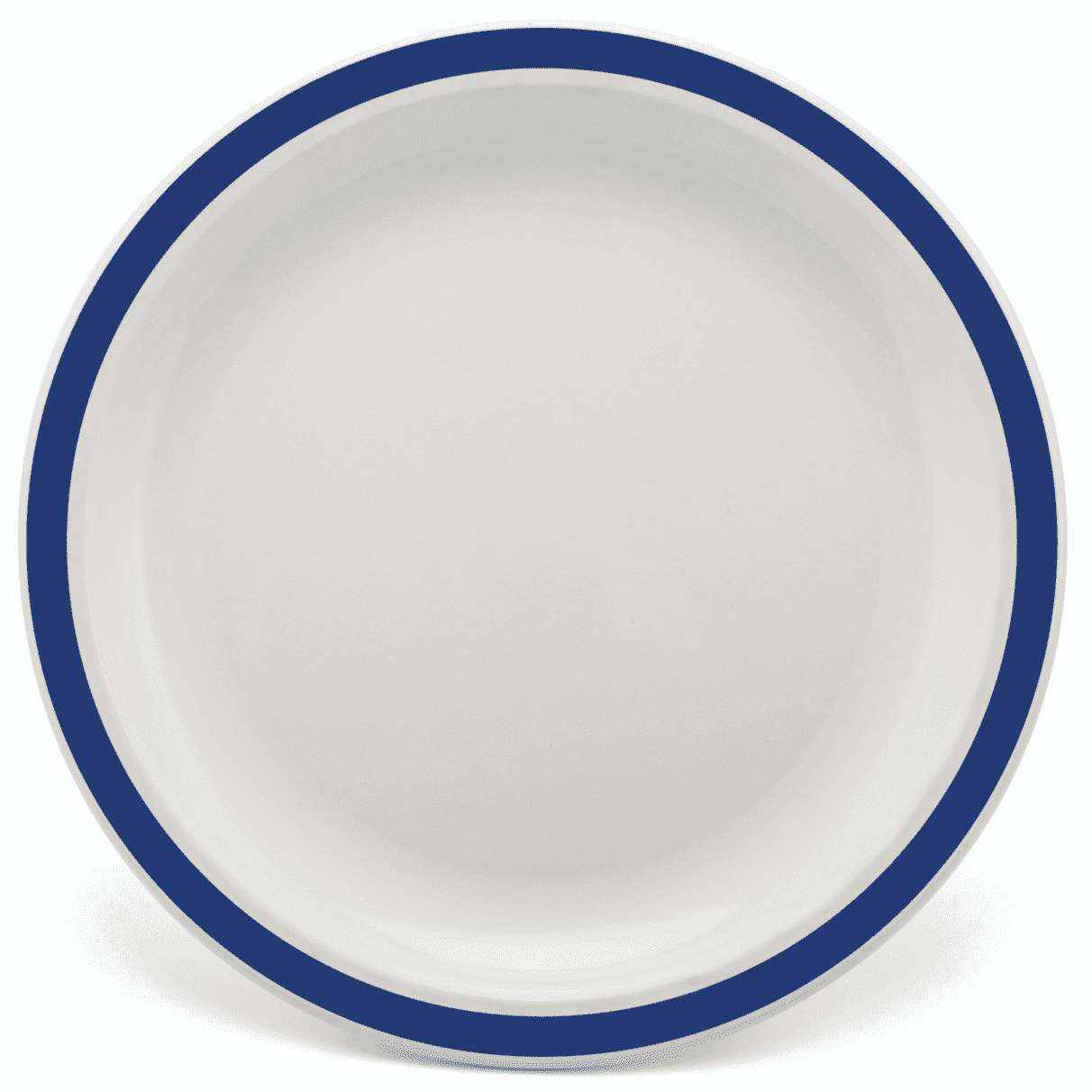 Small Duo Plate 17cm Solid Colour Rim 