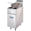 Imperial IFS-2525 Twin Tank Twin Basket Free Standing Natural Gas Fryer 28 Litres