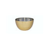 MasterClass Stainless Steel Brass Finish 24cm Mixing Bowl