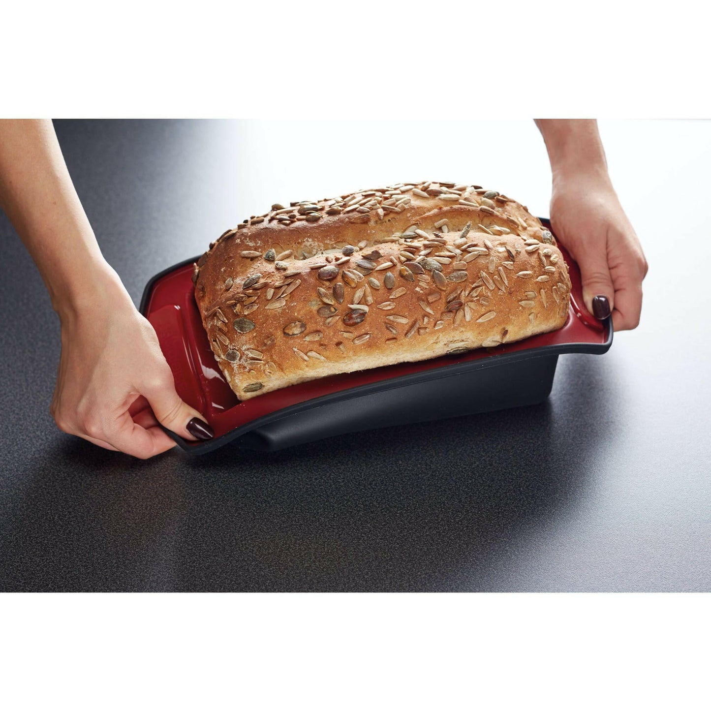 Kitchen Craft MasterClass Smart Silicone 22cm x 10cm Flexible Loaf Pan