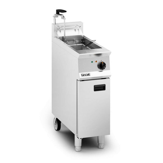 Lincat Opus 800 OE8112/OP Single Tank Single Basket Electric Filtration Fryer - Cater-Connect Ltd