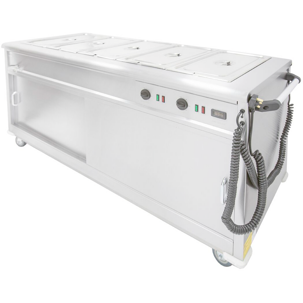 Parry MSB18 Bain Marie Top Mobile Servery 1890mm Wide
