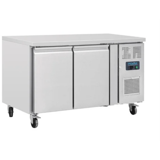 Polar G377 U-Series Double Door Counter Fridge 228Ltr - Cater-Connect Ltd