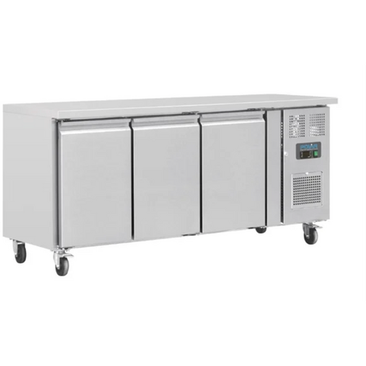 Polar G378 U-Series Triple Door Counter Fridge 339Ltr - Cater-Connect Ltd