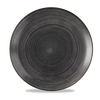 Churchill Stonecast®  Coupe Plate Raw Black 28.80cm Case Size 12