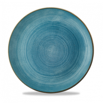 Churchill Stonecast® Coupe Plate Raw Blue 28.80cm Case Size 12 - Cater-Connect Ltd