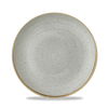 Churchill Stonecast® Coupe Plate Raw Grey 21.70cm Case Size 12 - Cater-Connect Ltd