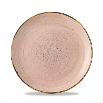 Churchill Stonecast® Coupe Plate Raw Terracotta 21.70cm Case Size 12 - Cater-Connect Ltd