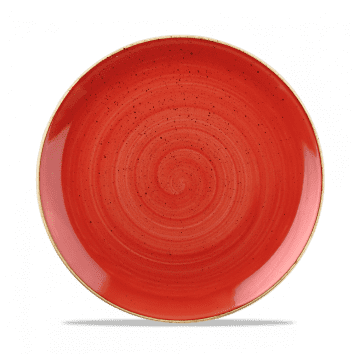 Churchill Stonecast® Berry Red Coupe Plate 21.7cm Case Size 12
