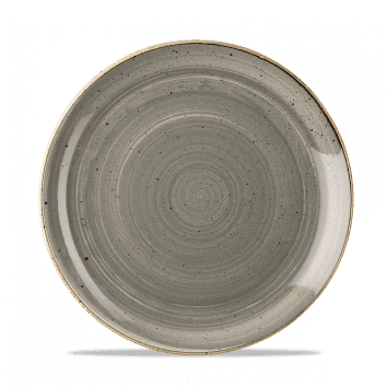 Stonecast® Peppercorn Grey Coupe Plate 21.7cm (Case Size 12)