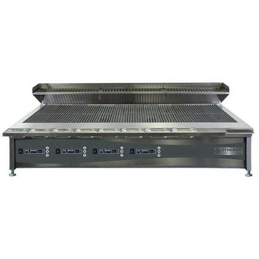 Synergy Trilogy ST1700 Gas Chargrill With Cooking Shelf And Garnish Rail