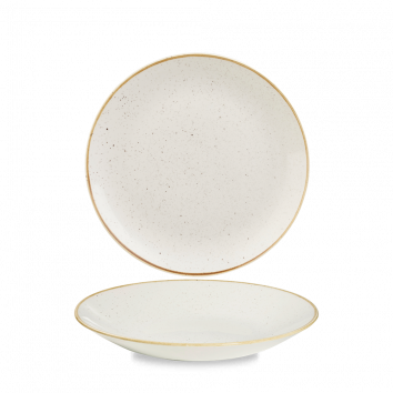 Churchill Stonecast® Barley White Deep Coupe Plate 22.5cm Case Size 12