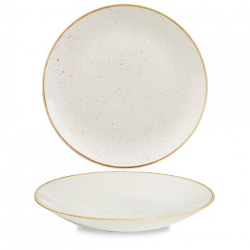 Churchill Stonecast® Barley White Deep Coupe Plate 27cm Case Size 12