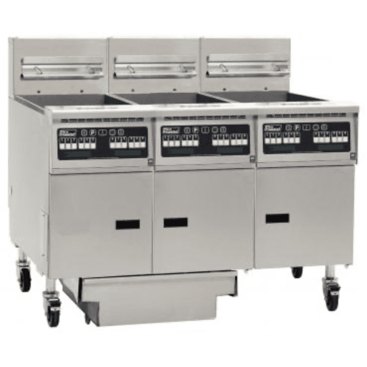 Pitco SEH50/FD-FFF 3 Vat Tank Filtration Electric Fryer 69 Litres - Cater-Connect Ltd