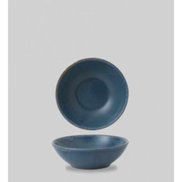 Churchill Nourish Oslo Blue Shallow Bowl 13cm Case Size 12