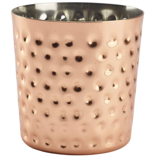 GenWare Hammered Copper Plated Serving Cup 8.5 x 8.5cm