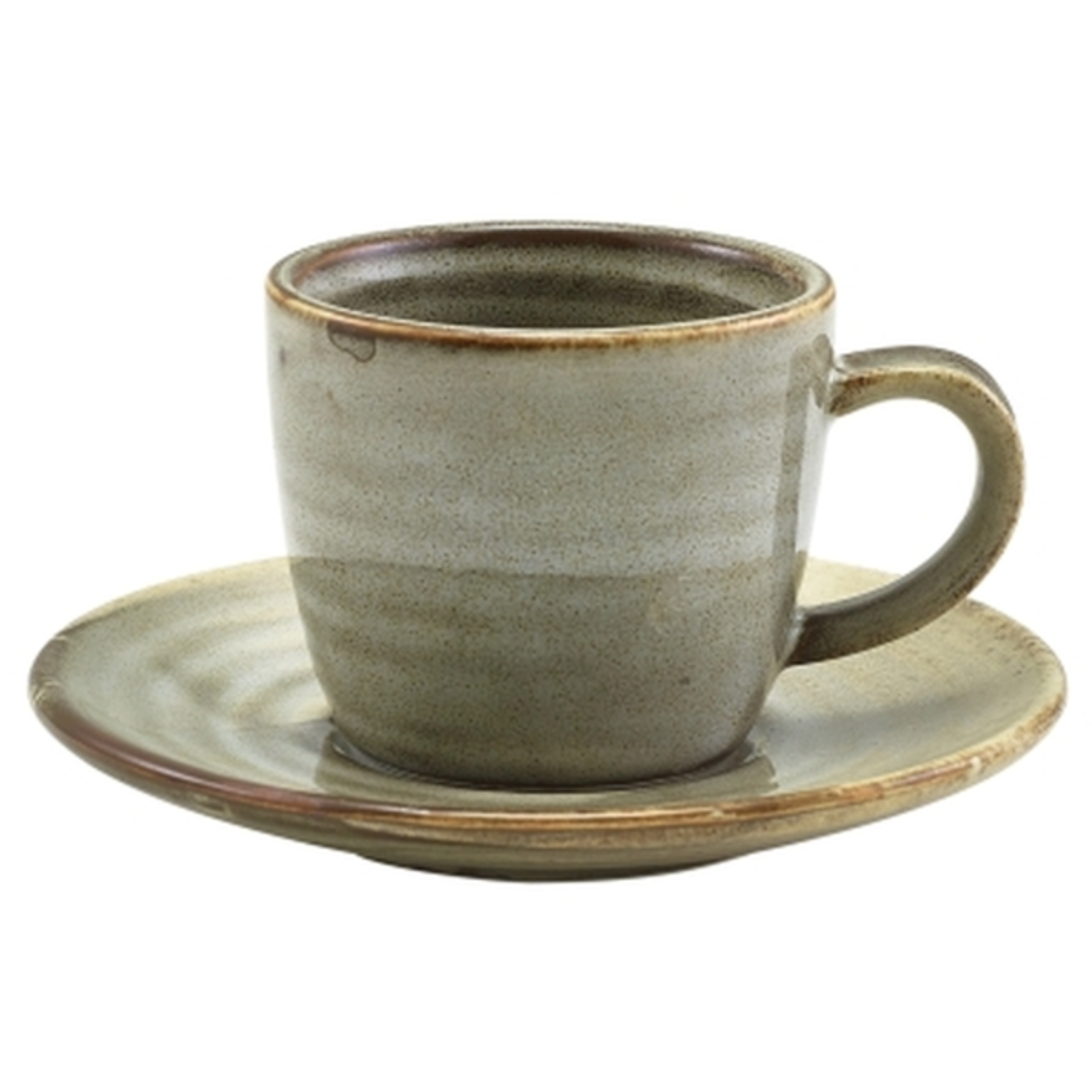 GenWare Terra Porcelain Smoke Grey Espresso Cup 9cl/3oz