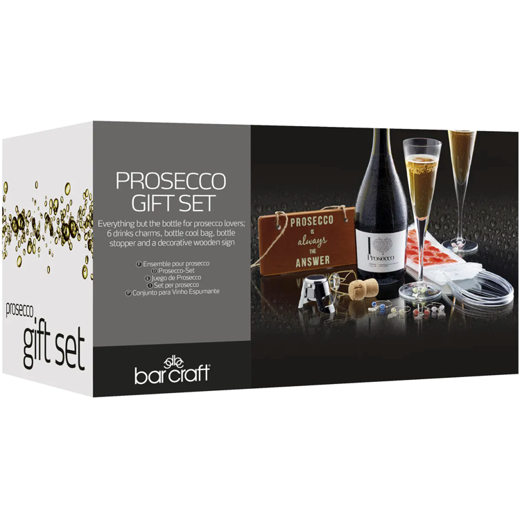BarCraft Nine Piece Prosecco Gift Set
