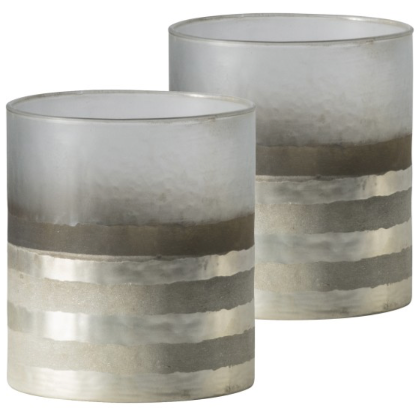 Poll Candle Holder Champagne Small (2pk)