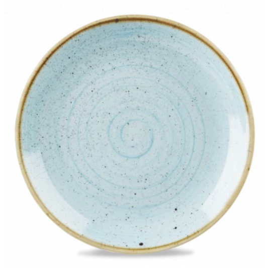 Churchill Stonecast® Duck Egg Blue Small Coupe Plate 16.50cm / 6.7" Case Size 12