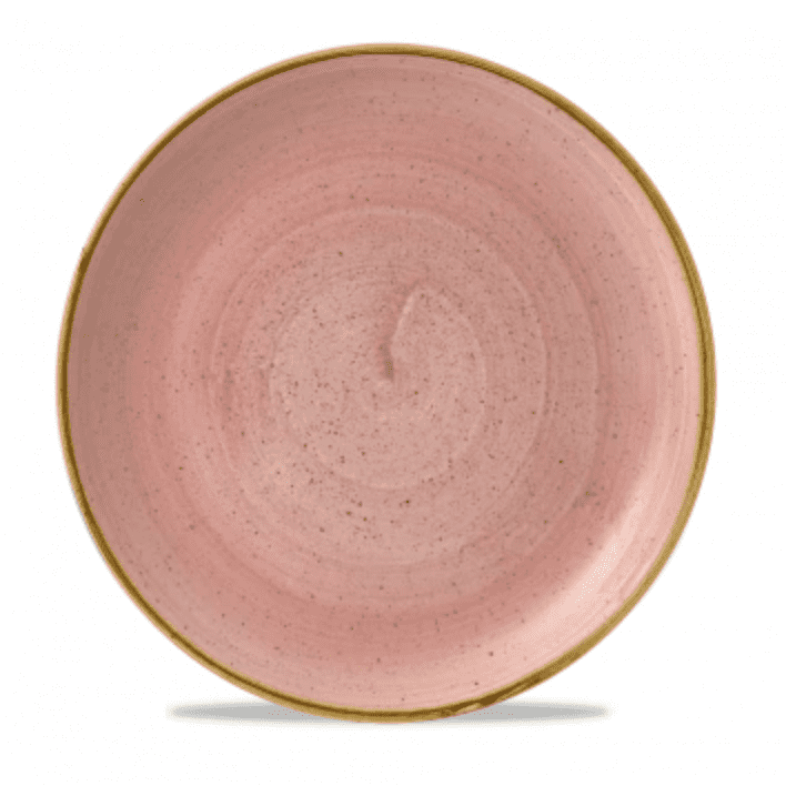 Churchill Stonecast® Petal Pink Small Coupe Plate 16.50cm / 6.7" (Case Size 12)