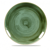 Churchill Stonecast® Samphire Green Small Coupe Plate 16.50cm / 6.7" (Case Size 12)
