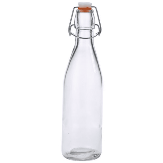Genware Glass Swing Bottle 0.5L / 17.5oz (case of 12)