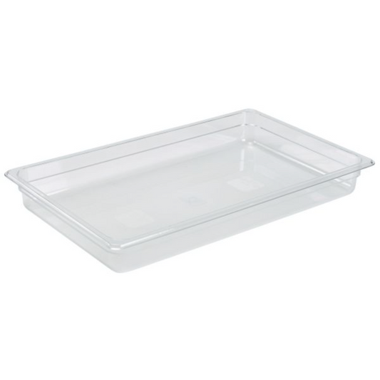 GenWare 1/1 -Polycarbonate GN Pan 65mm Clear - Cater-Connect Ltd