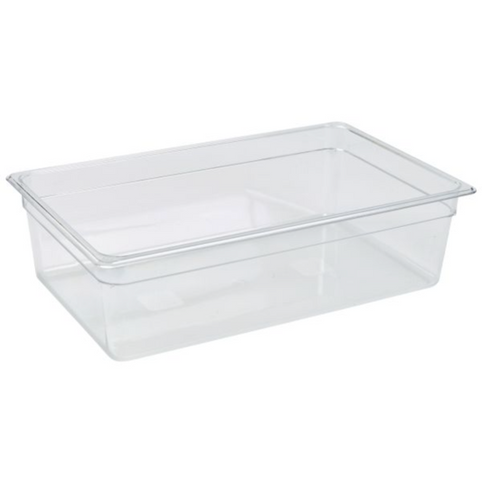 GenWare 1/1 -Polycarbonate GN Pan 150mm Clear - Cater-Connect Ltd