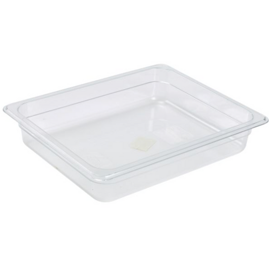 GenWare 1/2 -Polycarbonate GN Pan 65mm Clear - Cater-Connect Ltd