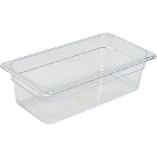 GenWare 1/3 -Polycarbonate GN Pan 150mm Clear - Cater-Connect Ltd