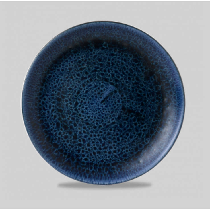 Churchill Stonecast® Medium Coupe Plate Ultramarine 21.70 cm Case Size 12 - Cater-Connect Ltd